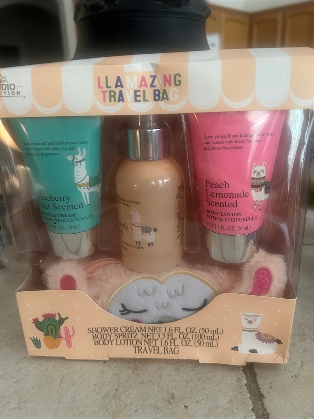 Studio Selections 4 Piece Llama Bath Set